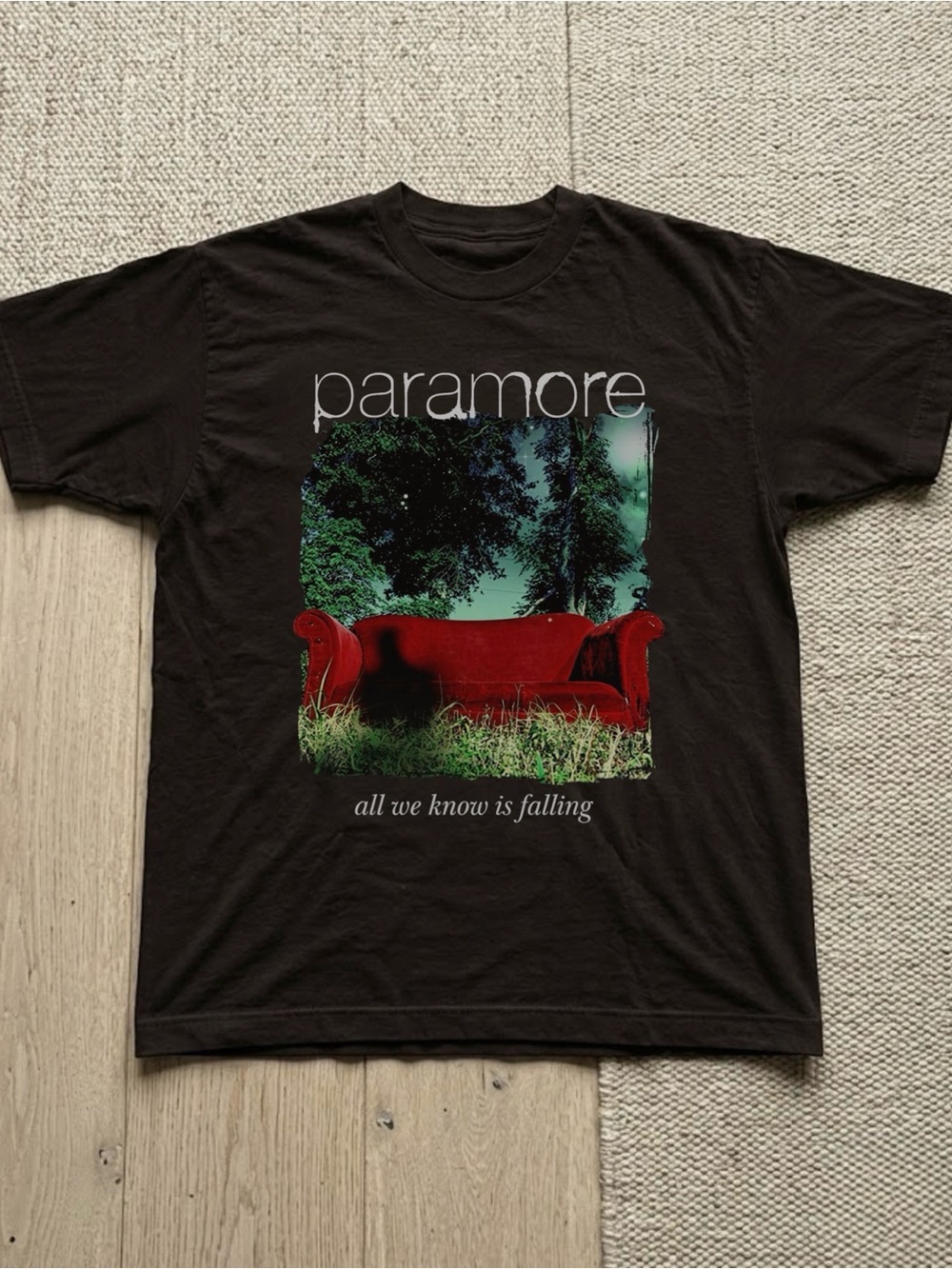 Paramore All We Know Is Falling Band Gildan White T-Shirt